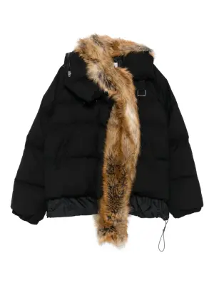 Пуховик с длинными рукавами