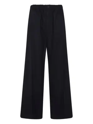 Брюки широкого кроя с эластичным поясом