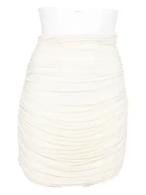 Юбка с драпировкой и сборками