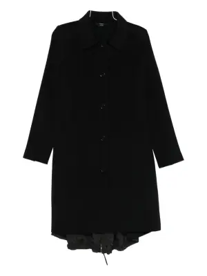 Однобортное пальто