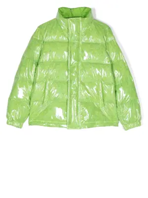 Глянцевый пуховик