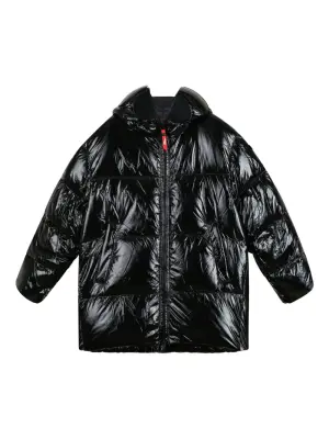 Пуховик с капюшоном