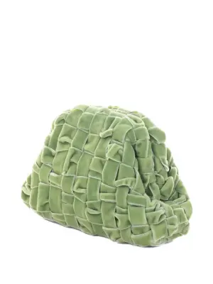 Плетёный клатч