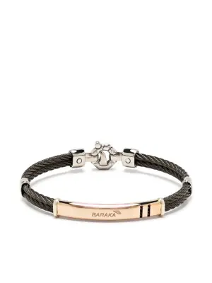 Браслет с логотипом и бриллиантом