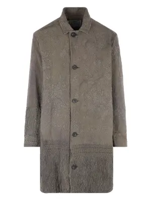 Пальто с вышивкой