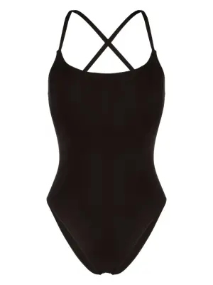 Слитный купальник Uno с глубоким вырезом