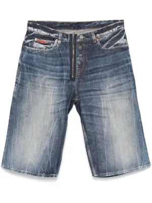 Джинсовые шорты с нашивкой-логотипом