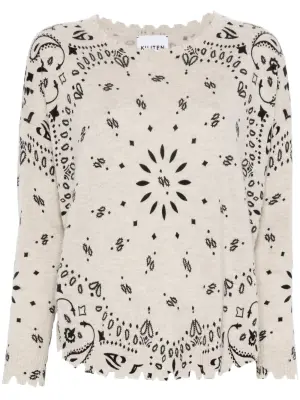 Свитер с принтом