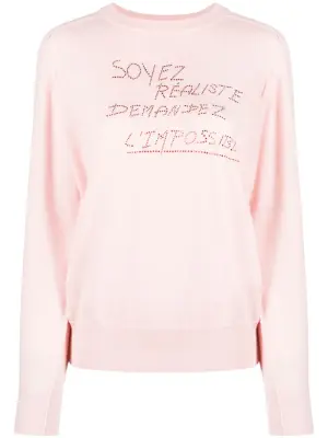 Джемпер со стразами