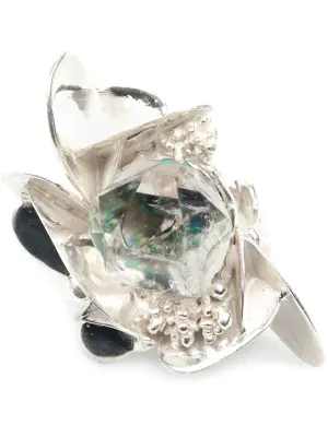 кольцо с кристаллом