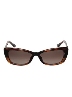 Солнцезащитные очки в оправе черепаховой расцветки с логотипом