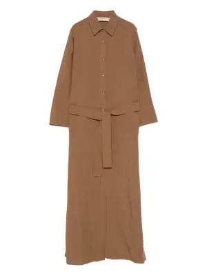 Платье-рубашка с поясом