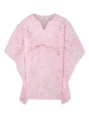 Платье с цветочной вышивкой