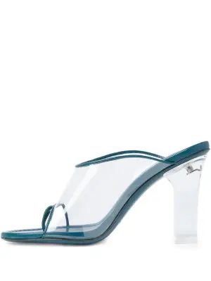 Transparent-design sandals