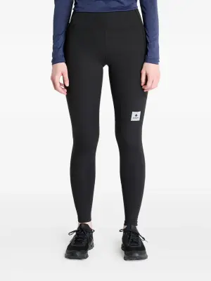 Легинсы с нашивкой-логотипом