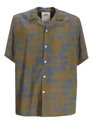 рубашка с короткими рукавами и принтом