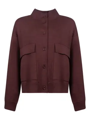 Куртка на пуговицах с карманами