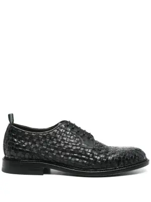Плетеные туфли дерби