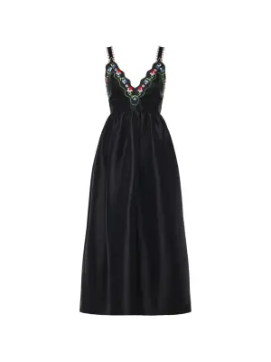 Платье Selena с цветочной отделкой