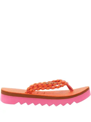 шлепанцы на платформе