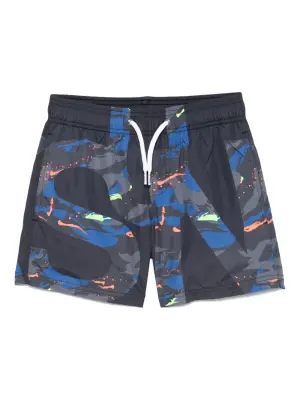 Плавки-шорты с графичным принтом