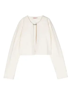 Укороченная куртка из искусственной кожи