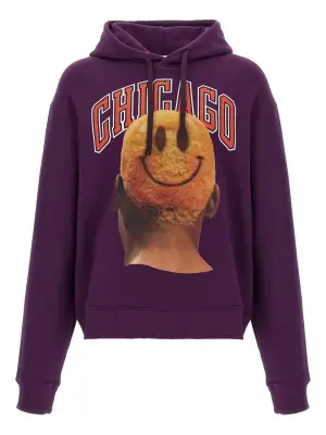 Чикаго - Худи с принтом "Улыбка"