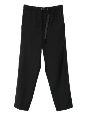 Прямые брюки с эластичным поясом