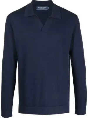 Джемпер с воротником поло
