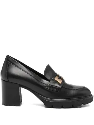 Лоферы с пряжкой