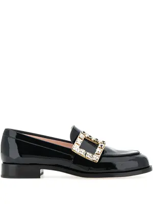 Лоферы с декоративной пряжкой