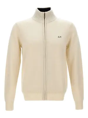 Кардиган на молнии с высоким воротником