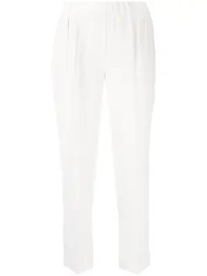 Зауженные брюки с эластичным поясом