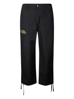 Брюки с вышивкой