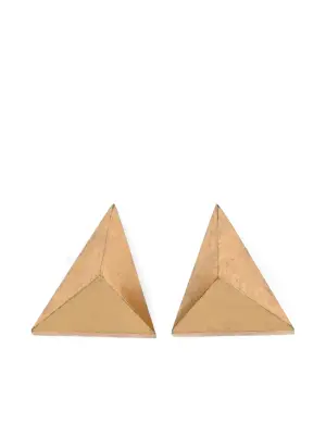 Серьги треугольной формы