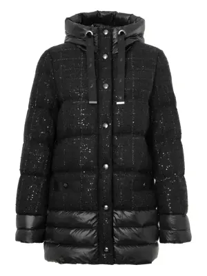 Стёганая куртка из твида