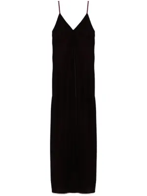 Длинное бархатное платье
