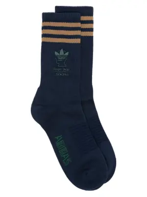 Носки с вышитым логотипом из коллаборации с Brain Dead