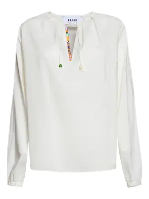 Блузка с V-образным вырезом