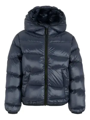 Стеганая куртка с капюшоном