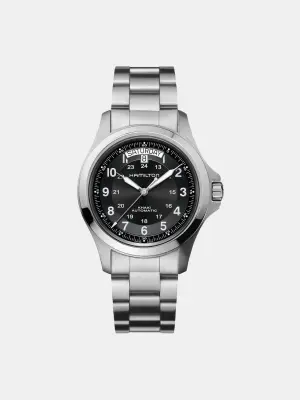 Автоматические часы Khaki Field черные H64455133