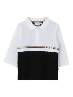 Рубашка поло в стиле колор-блок