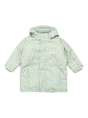 Куртка с капюшоном и принтом