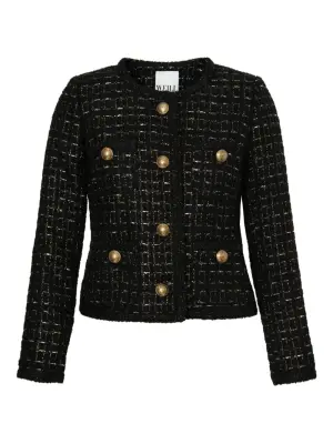 Твидовый жакет на пуговицах