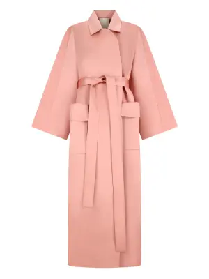 Пальто с поясом