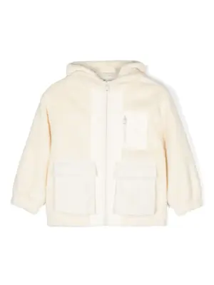 Куртка из шерпы с капюшоном