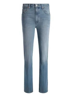 Джинсы с эффектом потертости