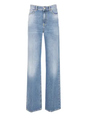 Джинсы с накладным карманом