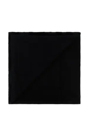 Полотенце с жаккардовым логотипом