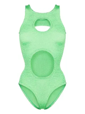 Купальник Tara с жатым эффектом и вырезами